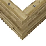 Garden Planter 90x60x23 cm Impregnated Wood Pine 847237