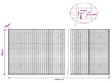 Gabion with 5 mm Wire and 5x2.5 cm Mesh 650x20x150 cm 3463615