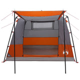 Party Tent Grey and Orange 10-Person 42017450