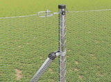 Hexagonal Fence Ground Fix 10 x 1 m Galvanised Steel Silver 3352918