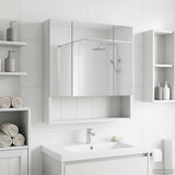Bathroom Mirror Cabinet White 60 x 14.5 x 70 cm Engineered wood 889183