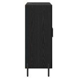 Sideboard Black Oak 69.5 x 34 x 90 cm Engineered Wood 881476