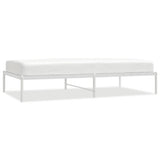 Metal Bed Frame without Mattress White 100x190cm 350907