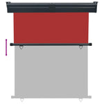 Balcony Side Awning 145x250 cm Red 48427