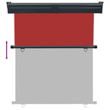 Balcony Side Awning 145x250 cm Red 48427