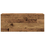 Bathroom Wall Cabinet Old Wood 100x25x40 cm Engineered Wood 860110