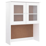 Highboard ALTA White 77x35x165 cm Solid Wood Pine 3187774