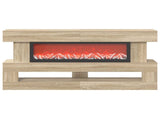Electric Fireplace Sonoma 150 x 21 x 77 cm Engineered wood 8020834