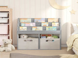 Kids Bookshelf Grey Sonoma 72.5 x 29.5 x 69 cm Engineered Wood 892385