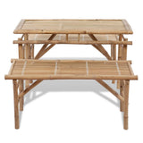 Patio Furniture Natural Bamboo Bamboo Small Foldable 41502