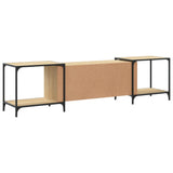 TV Cabinet Sonoma Oak 203x37x50 cm Engineered Wood 837608