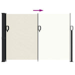 Retractable Side Awning Cream 140x500 cm 4004415