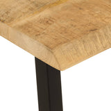Bench with Live Edge 105 cm Solid Wood Mango 372756