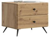 Bedside Cabinet 2 pcs Artisan Oak 43 x 34.5 x 47.5 cm 895464
