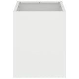 Garden Planter White 32 x 32 x 40 cm Cold-rolled Steel 876344