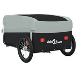 Bike Trailer Black and Grey 45 kg Iron 94042