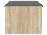 Hall Bench with Cushion Sonoma Oak 103 x 38 x 40 cm 891562