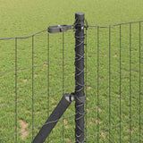Ground Fix Welded Wire Fence 10 x 1 m PVC-Coated Steel 3350380