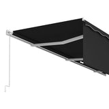 Manual Retractable Awning with Blind 6x3m Anthracite 3069359