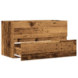 Sink Cabinet Old Wood 90x38.5x45 cm Engineered Wood 856249