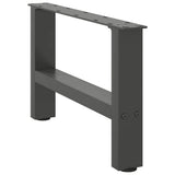 Coffee Table Legs Anthracite 2 pcs 50x cm Steel 4013262