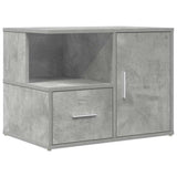Corner Cabinet Concrete Grey 160x40x45 cm Engineered Wood 3307822