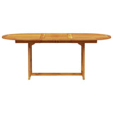 Garden Dining Set Folding 5 pcs Brown Solid Acacia Wood 3375714