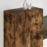 TV Wall Cabinet Smoked Oak 59.5 x 31 x 80 cm Engineered Wood 892364