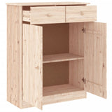 Shoe Cabinet ALTA 77x35x96 cm Solid Wood Pine 353925