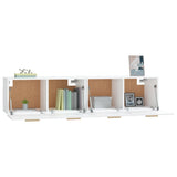 Wall Cabinets 2 pcs White 80x35x36.5 cm Engineered Wood 3115644