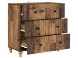 Drawer Cabinet Old Wood 66 x 34.5 x 90 cm Engineered Wood 894153