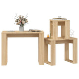 808606 Nesting Tables 3 pcs Sonoma Oak Engineered Wood