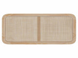 Headboard with Headboard Natural 100 x 55 x 3 cm Rattan 42011562