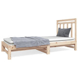 ZNTS Pull-out Day Bed without Mattress 2x cm 3124757