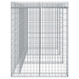 Gabion Wall for Garbage Bin 270x91x120 cm Galvanised Iron 151337