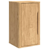 Bathroom Furniture Set FLORO 4 pcs Wax Brown Solid Pine Wood 3385885
