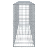 Gabion Basket with Cover 300x50x100 cm Galvanised Iron 3295144