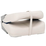 Foldable Boat Seat 1 Set Blue and White 41x36x48 cm 3284285