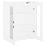 Wall Mounted Cabinet White 69.5x34x90 cm Engineered Wood 834986