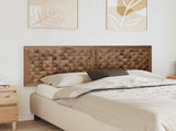 Bed Headboard Natural Solid Teak Wood 42024568