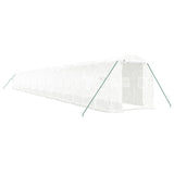 Greenhouse with Steel Frame White 40 m 20x2x2 m 3188036