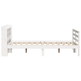 Bed Frame with Headboard without Mattress White 140x190 cm 3306638
