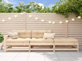 3 Piece Garden Lounge Set Solid Wood Pine 825520