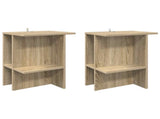 Coffee Table 2 pcs Sonoma Oak 40 x 30 x 49 cm Engineered Wood 8001068