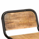 Bar Stools 2 pcs 46x35.5x80 cm Solid Wood Rough Mango 4013530