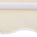 ZNTS Folding Awning Manual Operated 300 cm Cream 275555