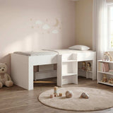Kids'High Bed Frame 2 pcs White 80 x 200 cm Engineered Wood 3422547