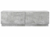 TV Cabinet Concrete Grey Engineered Wood 897338