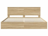 Bed Frame with Drawer Sonoma Oak 160 x 200 cm Engineer Wood 3411098