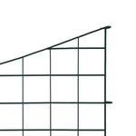 ZNTS Lower Arch Garden Fence Set 77.5x64 cm Green 146104